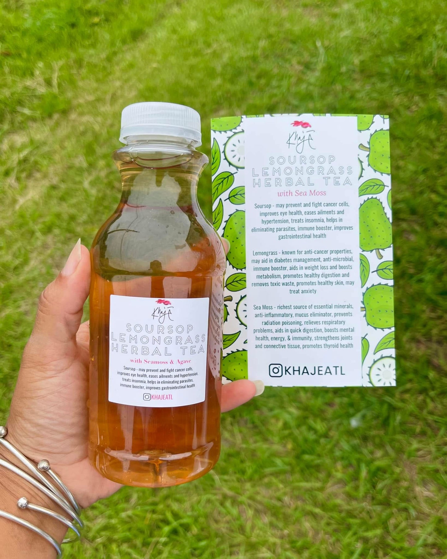 Soursop Lemongrass Herbal Tea with Sea Moss